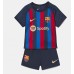 Cheap Barcelona Home Football Kit Children 2022-23 Short Sleeve (+ pants)